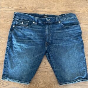 True Religion Men's Geno Relaxed Slim Denim Shorts Style 106115 42 Y2K 2000’s